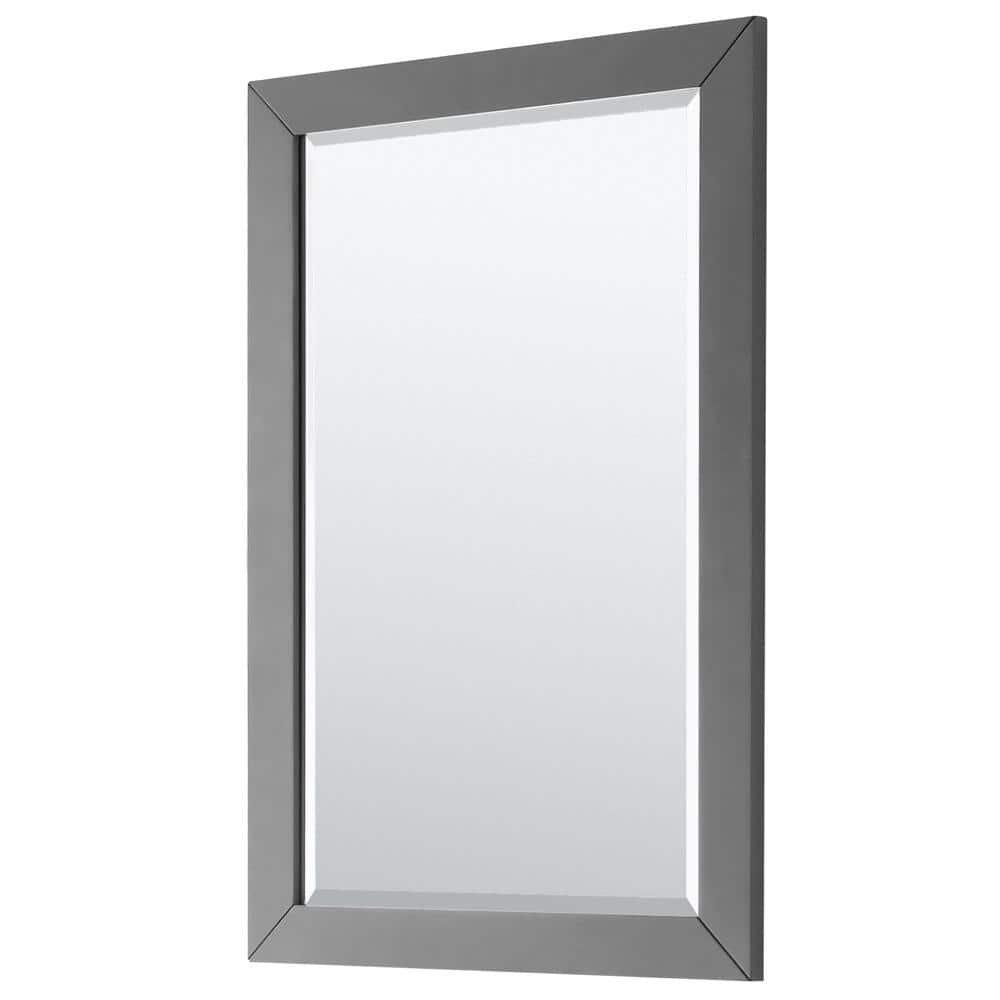 Wyndham Collection Daria 30 in. Bathroom Vanity with Carrara Marble Top and Mirror