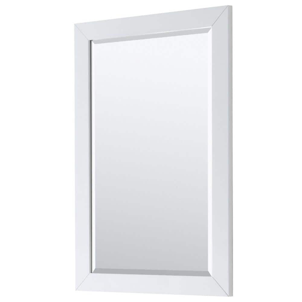 Wyndham Collection Daria 30 in. Bathroom Vanity with Carrara Marble Top and Mirror