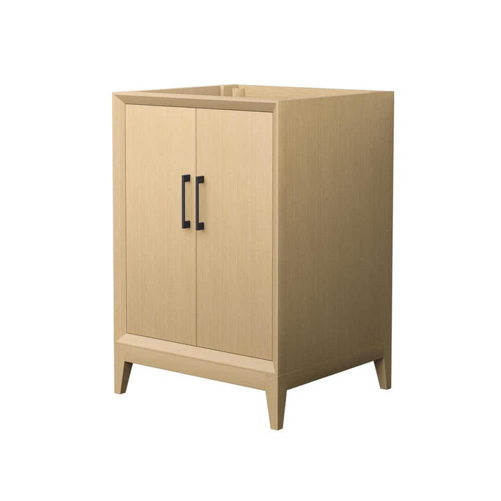 Wyndham Collection Janna 23.5 in. Bathroom Vanity Cabinet, White Oak Finish