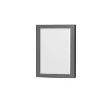 Wyndham Collection Sheffield 29" Dark Gray Single Bath Vanity Cabinet with Mirror