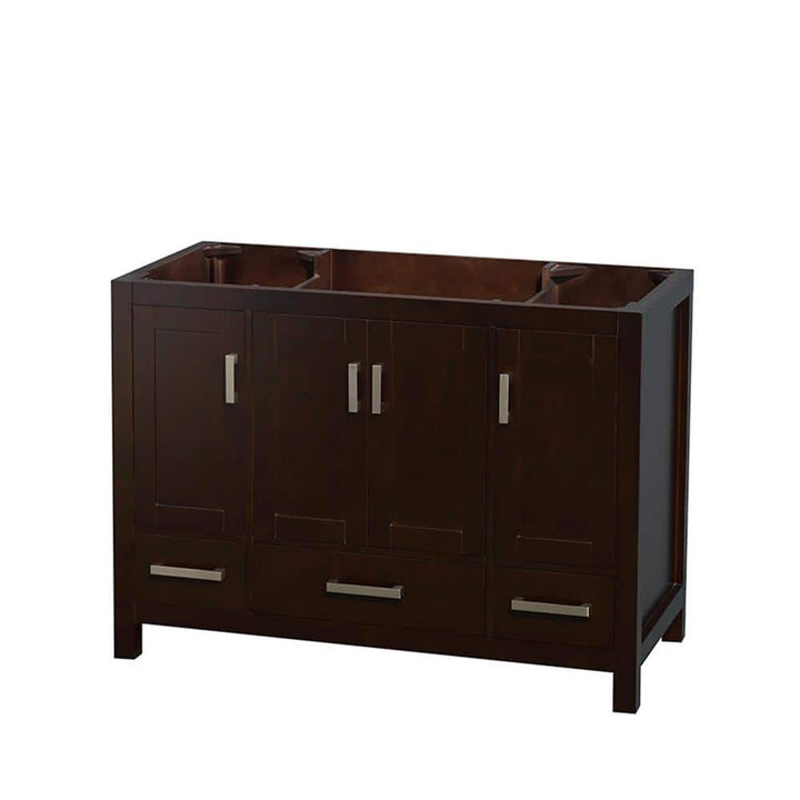 Wyndham Collection Sheffield 47" Bathroom Vanity Cabinet, Espresso Finish