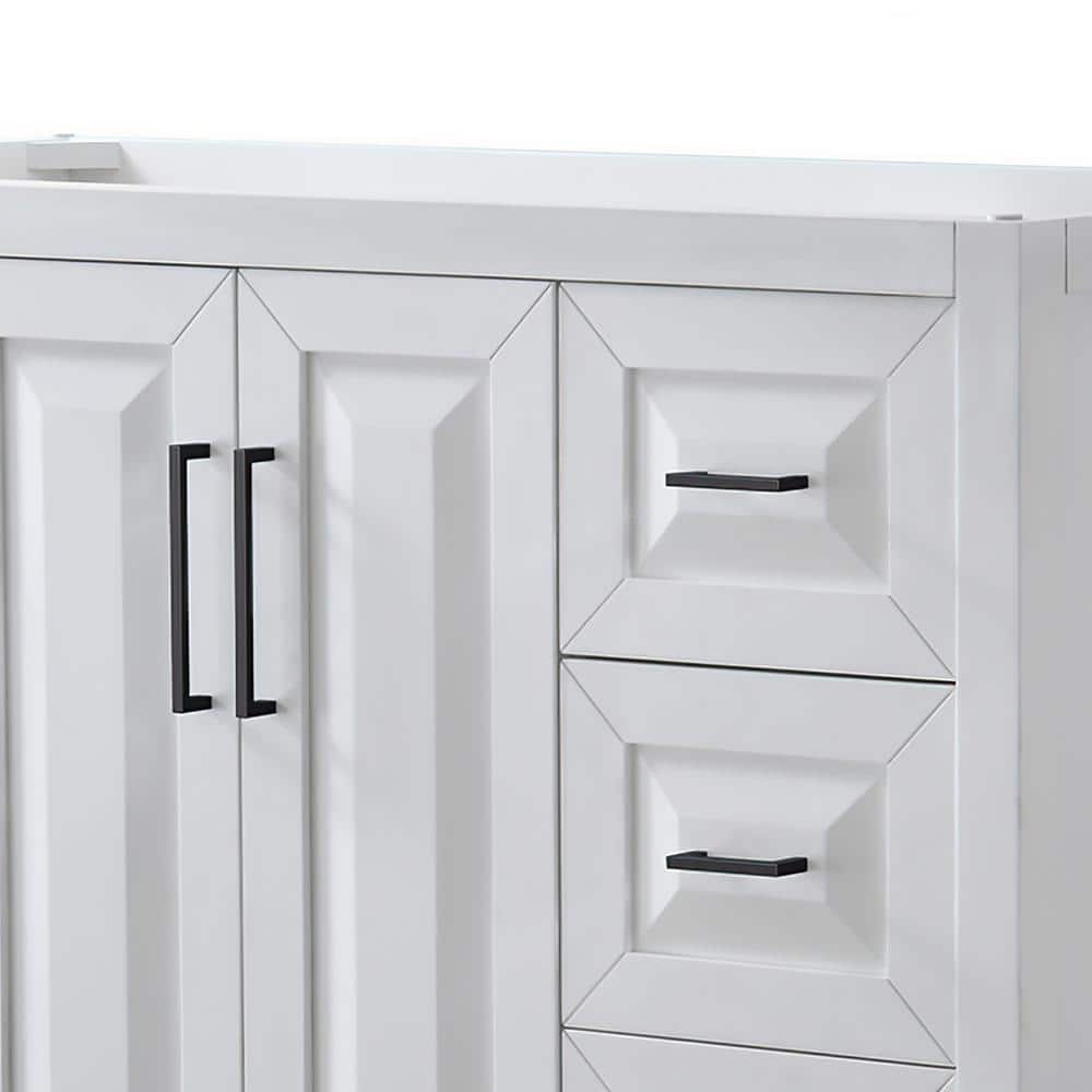 Wyndham Collection Daria 47 in. Bathroom Vanity Cabinet, White, Freestanding