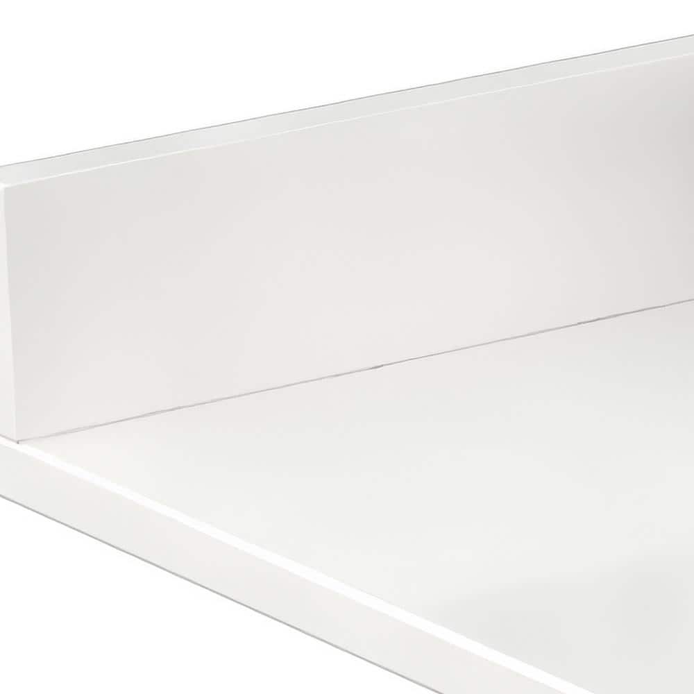 Wyndham Collection 30 in. Quartz White Bathroom Vanity Top with Sink