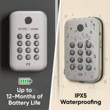 Wyze Satin Nickel Smart Lock, Fingerprint Keyless Entry, Bluetooth Deadbolt Replacement, App Monitoring and Scheduled Access