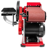XtremepowerUS 4 in. x 36 in. 2-in-1 Disc and Belt Corded Sander Benchtop Sanding Station with Adjustable Tilt and Dust Port