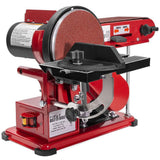 XtremepowerUS 4 in. x 36 in. Belt with 6 in. Disc Sander Corded Benchtop Wood Sanding Station with Adjustable Tilt and Dust Port