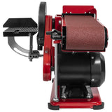 XtremepowerUS 4 in. x 36 in. Belt with 6 in. Disc Sander Corded Benchtop Wood Sanding Station with Adjustable Tilt and Dust Port