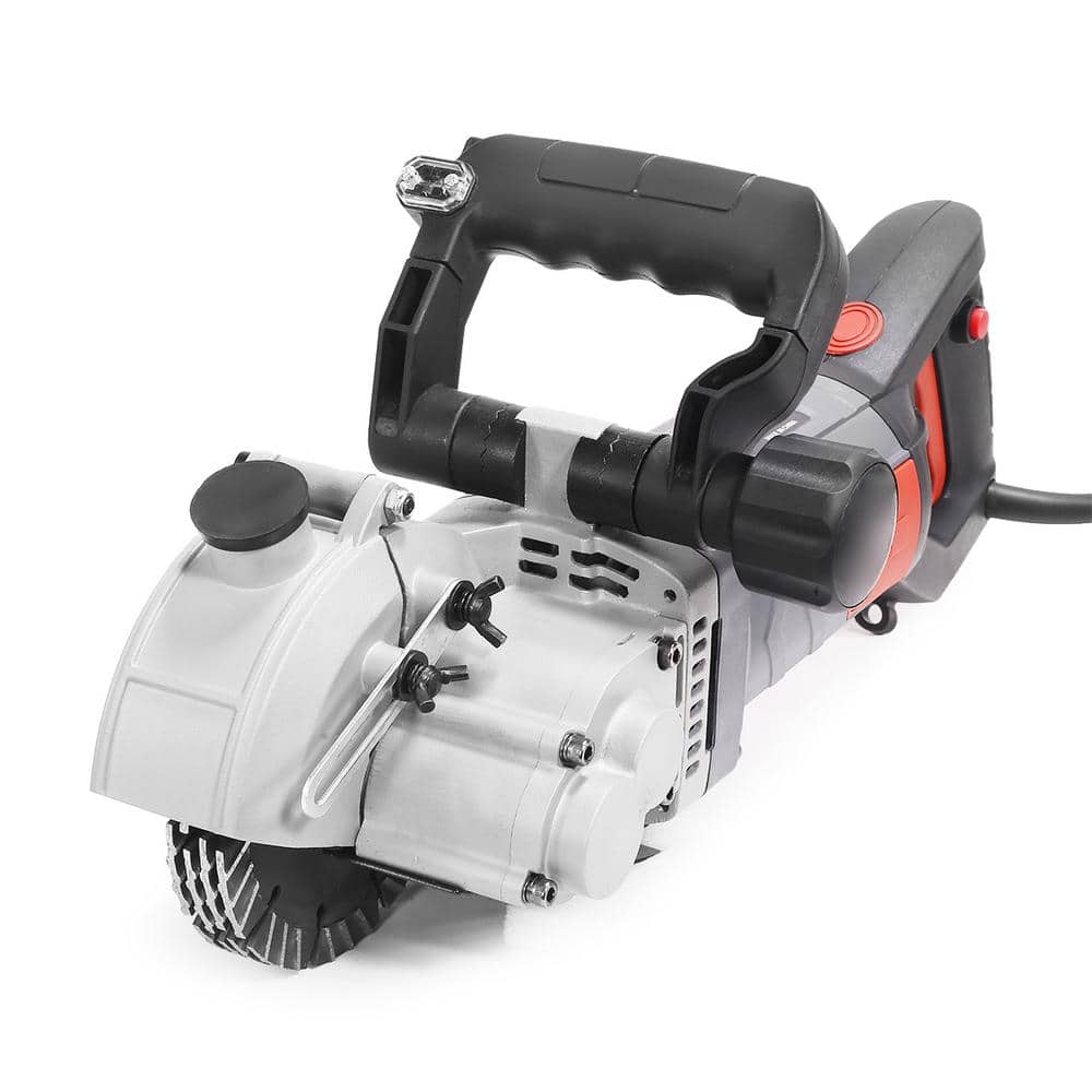 XtremepowerUS 18 in. W 110-Volt Electric Wall Groove Chaser Slotter Cutting Machine Built-In Infrared Beam