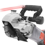 XtremepowerUS 18 in. W 110-Volt Electric Wall Groove Chaser Slotter Cutting Machine Built-In Infrared Beam