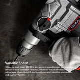 XtremepowerUS 1 in. 600 RPM 15J SDS Electric Rotary Demolition Hammer Drill