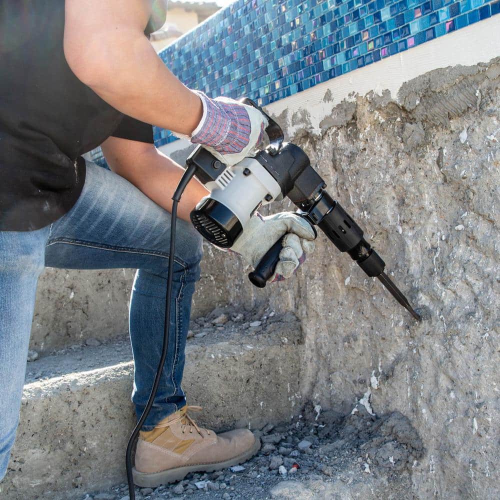 XtremepowerUS 8.2 in. Demolition Hammer 1000-Watt Jackhammer Concrete Breaker With Case