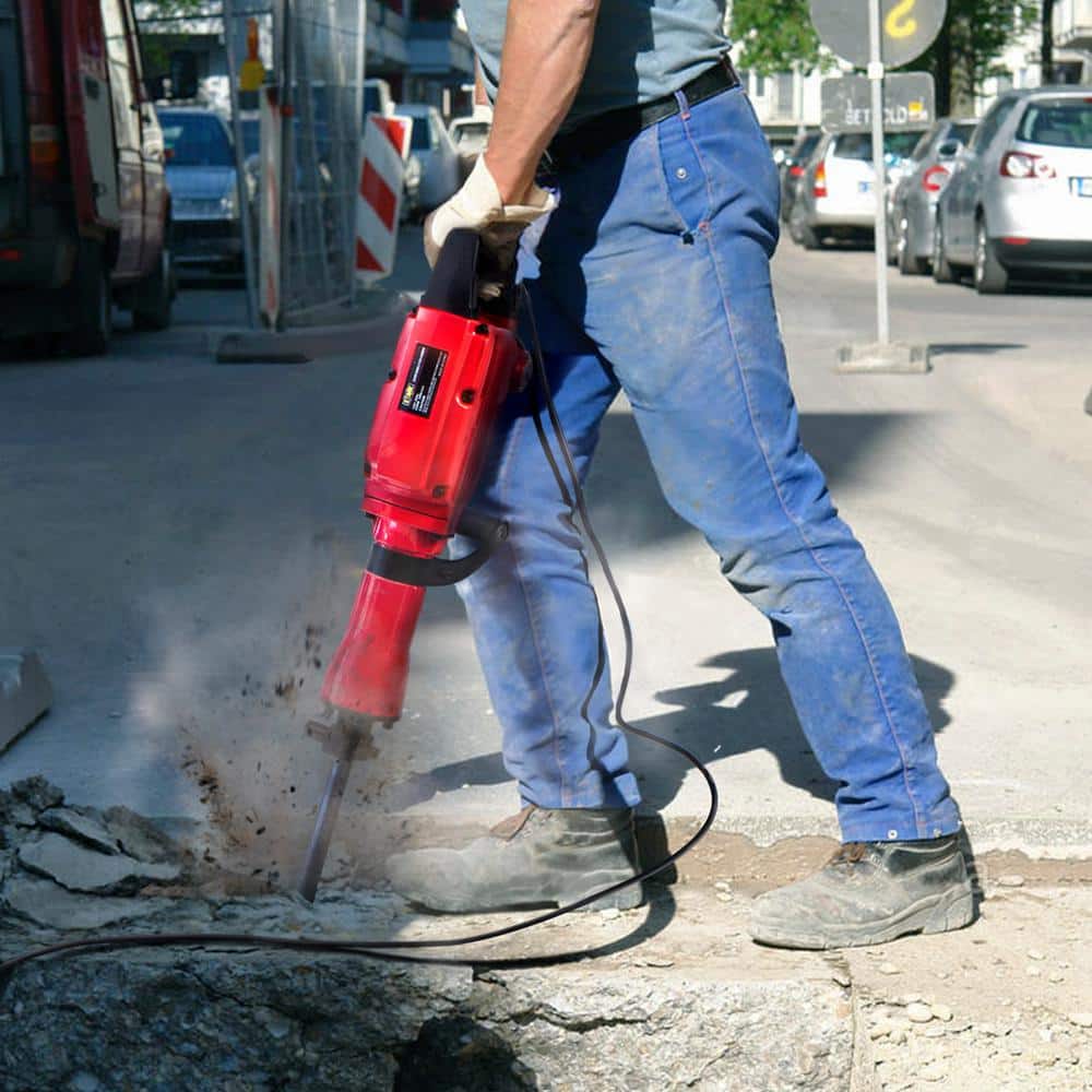 XtremepowerUS 2200-Watt Heavy-Duty Electric Jackhammer Demolition Hammer Concrete Breaker Tool Kit