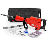 XtremepowerUS 2200-Watt Heavy-Duty Electric Jackhammer Demolition Hammer Concrete Breaker Tool Kit