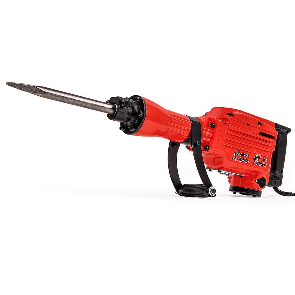 XtremepowerUS 24 in. 2200-Watt Heavy-Duty Electric Jackhammer Demolition Hammer Concrete Breaker Tool Kit