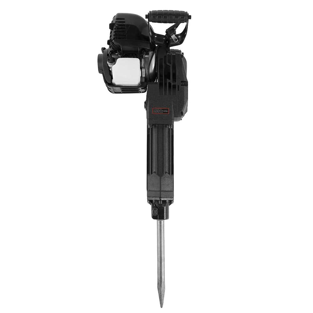 XtremepowerUS 38cc Gas Powered 4-Stroke Demolition Concrete Breaker Drill Jack Hammer with 2 Chisel - EPA Certified