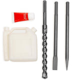 XtremepowerUS 25 in. x 13 in 32.7 cc Gasoline Demolition Concrete Breaker Hammer and Drill Kit with Chisel Bits