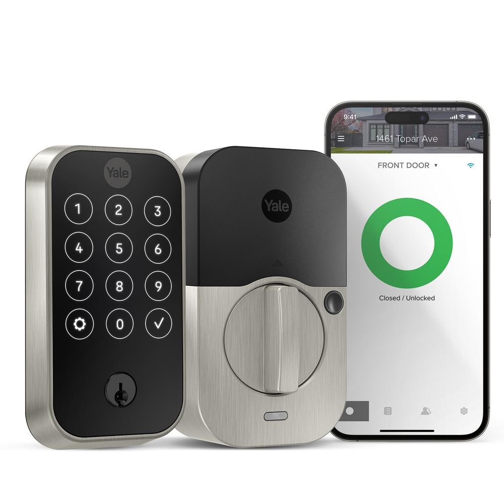 Yale Assure Lock 2; Smart Door Lock with WiFi and Touchscreen Keypad; Satin Nickel