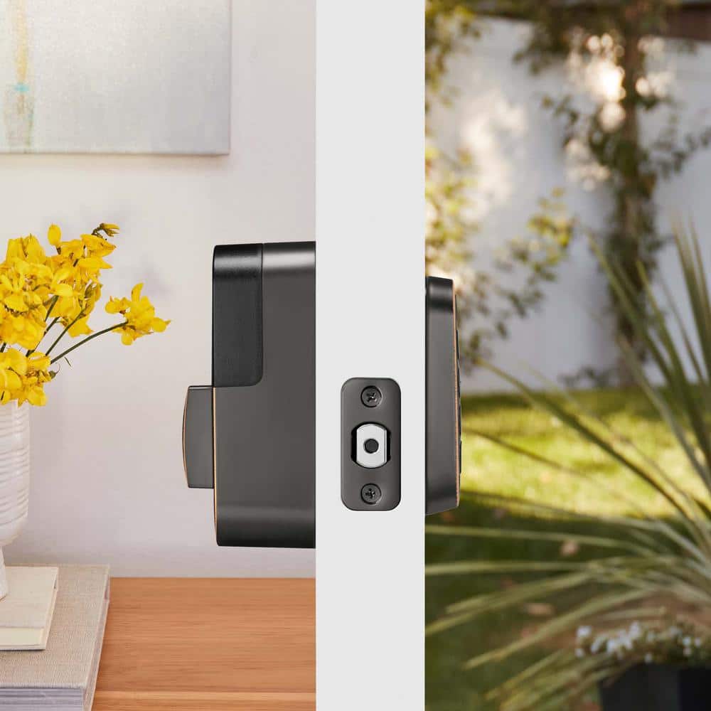 Yale Assure Lock 2; Keyless Smart Door Lock with Bluetooth and Pushbutton Keypad, Oil Rubbed Bronze