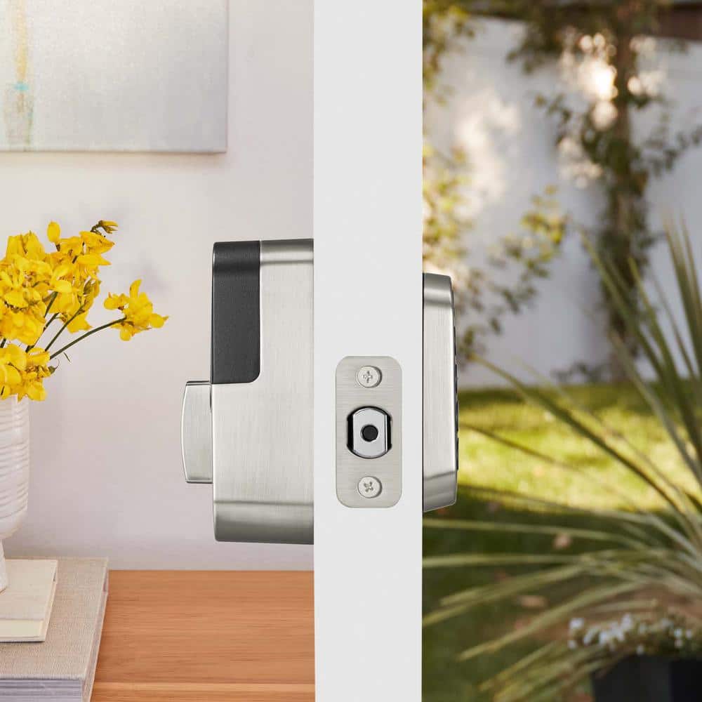 Yale Assure Lock 2; Keyless Smart Door Lock with Bluetooth and Pushbutton Keypad, Satin Nickel