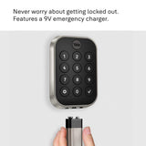 Yale Assure Lock 2; Keyless Smart Door Lock with Bluetooth and Pushbutton Keypad, Satin Nickel