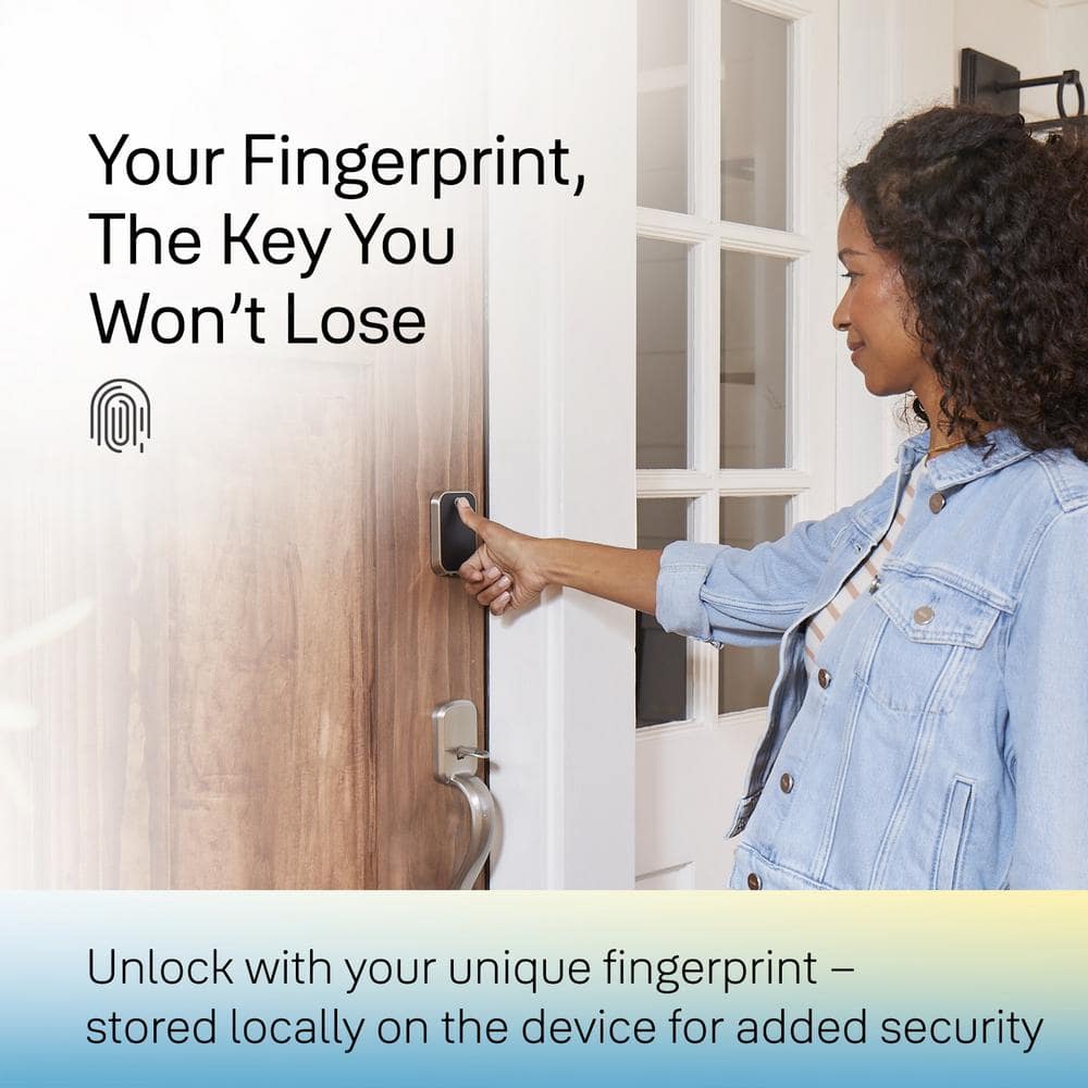 Yale Assure Lock 2; Keyless Smart Door Lock with Wi-Fi and Fingerprint Access; Black Suede