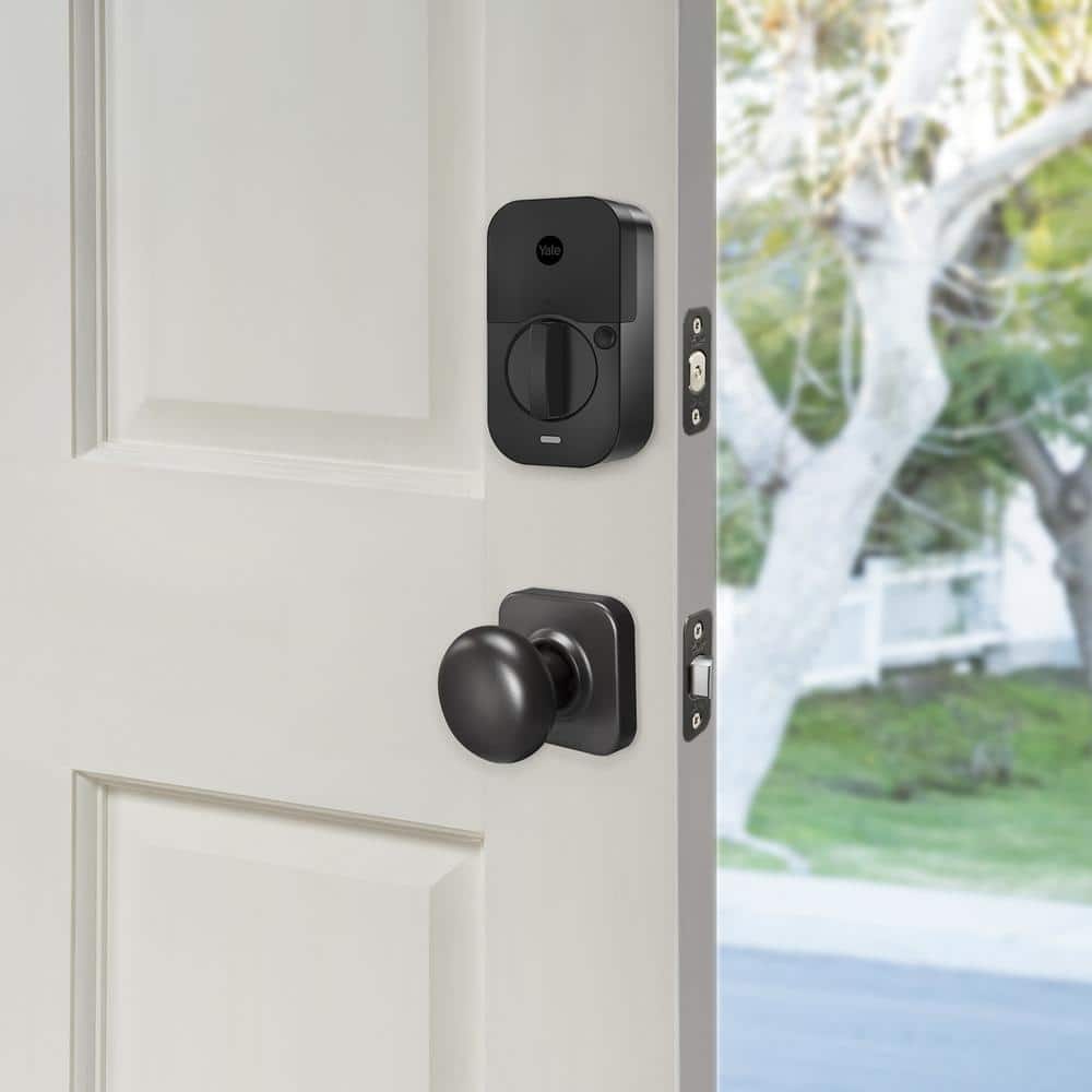 Yale Assure Lock 2; Keyless Smart Door Lock with Wi-Fi and Fingerprint Access; Black Suede