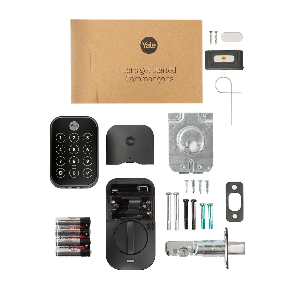 Yale Assure Lock 2; Keyless Smart Door Lock with Wi-Fi and Fingerprint Access; Black Suede