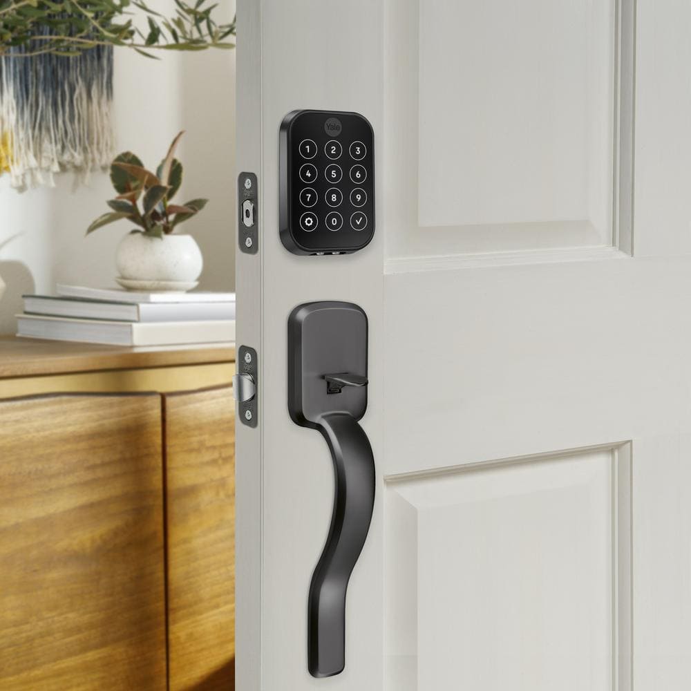 Yale Assure Lock 2; Keyless Smart Door Lock with Wi-Fi and Fingerprint Access; Black Suede