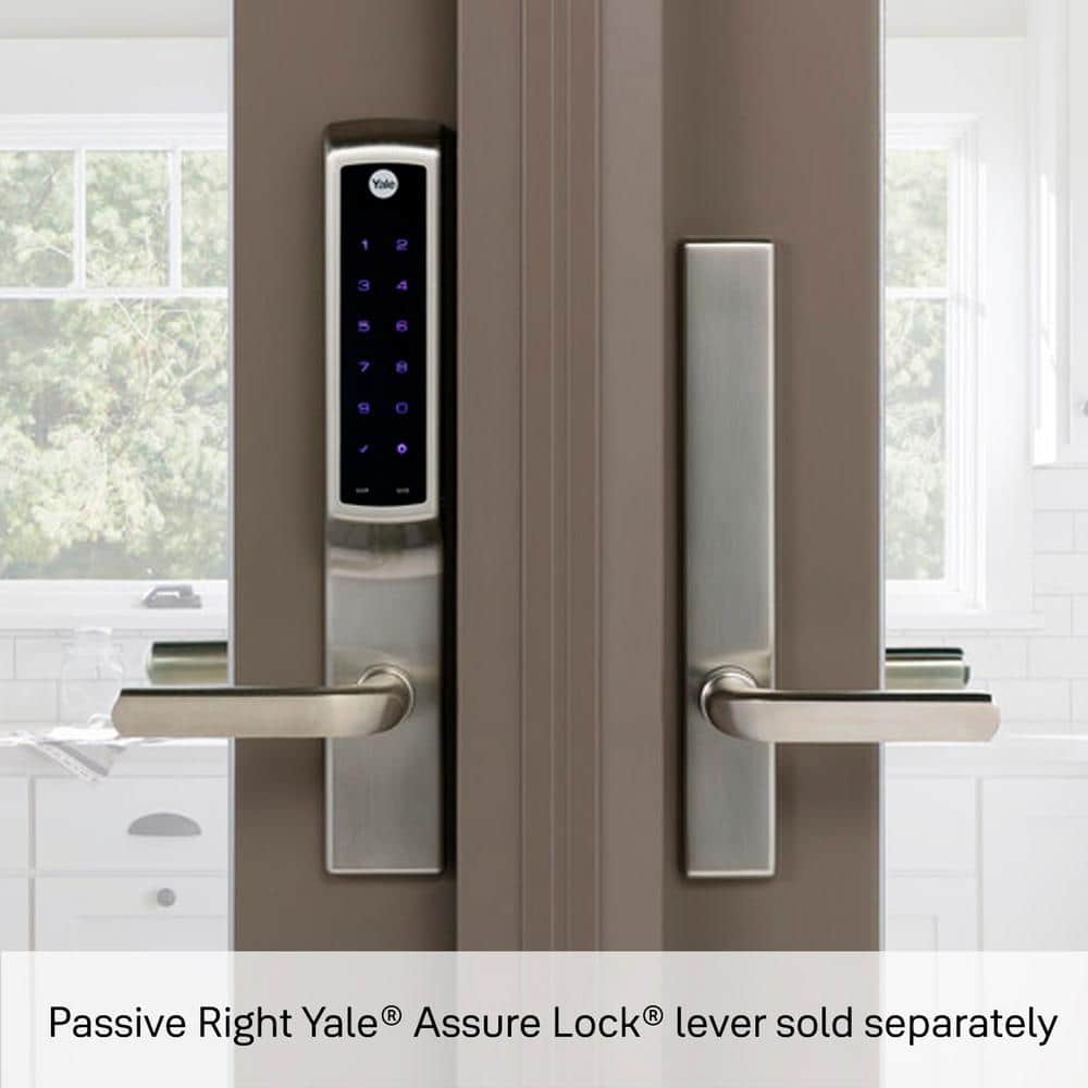 Yale Door Lock Deadbolt with Touchscreen Keypad, for Andersen Patio Doors, Black
