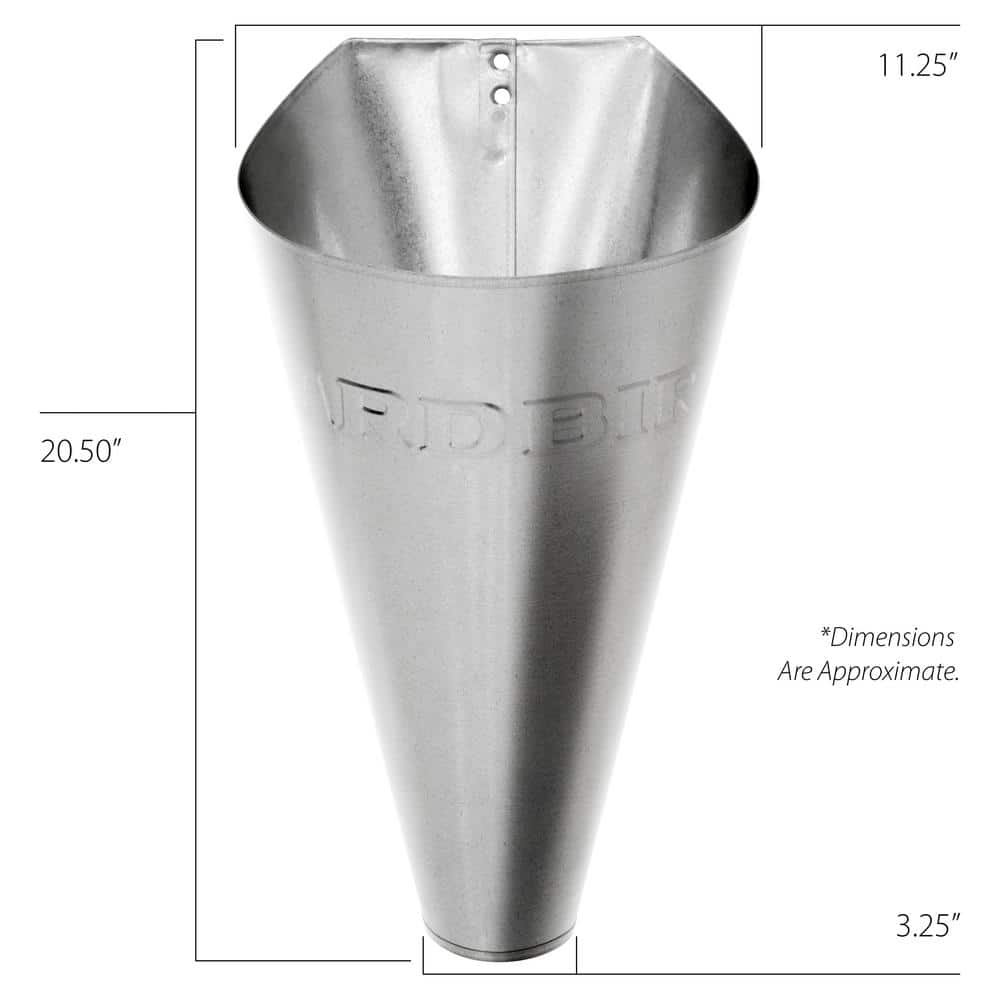 Yardbird Medium Poultry Galvanized Steel Restraining Cone