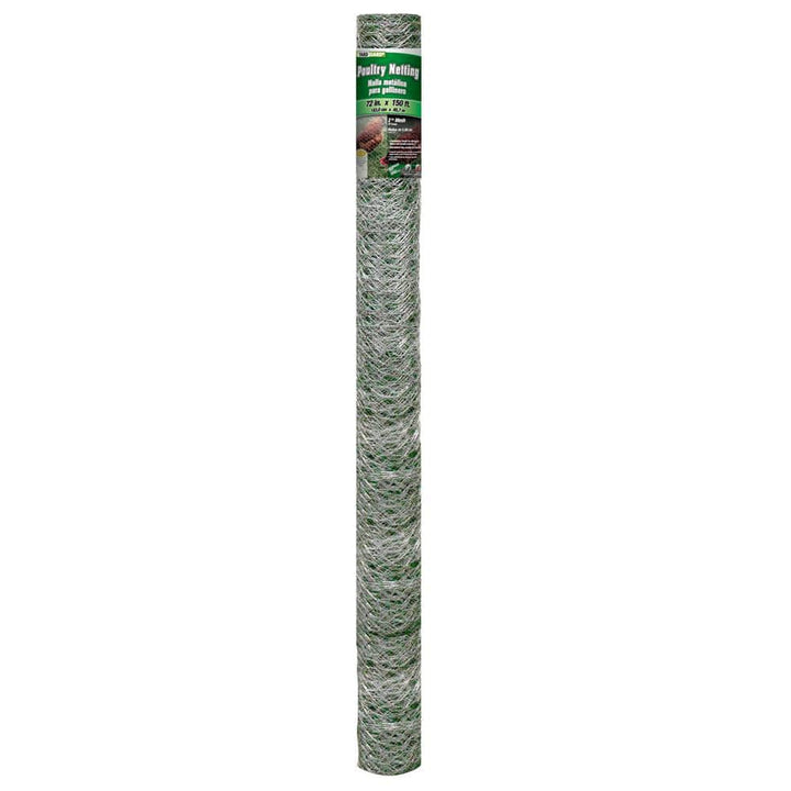 YARDGARD 6 ft. x 150 ft. 20 GA Poultry Netting-Galvanized Steel 2 in. Mesh 308498B