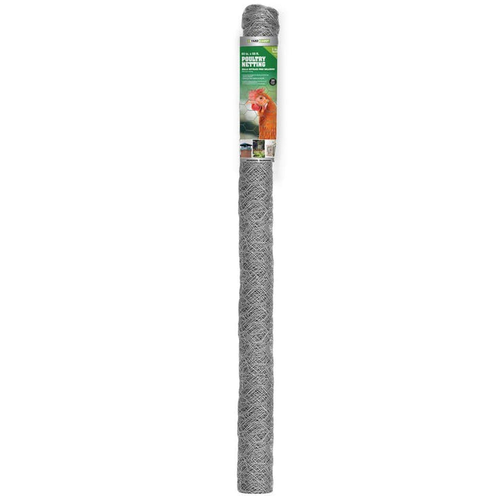 YARDGARD 5 ft. x 25 ft. Galvanized Poultry Netting