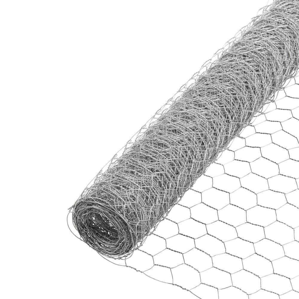 YARDGARD 5 ft. x 25 ft. Galvanized Poultry Netting