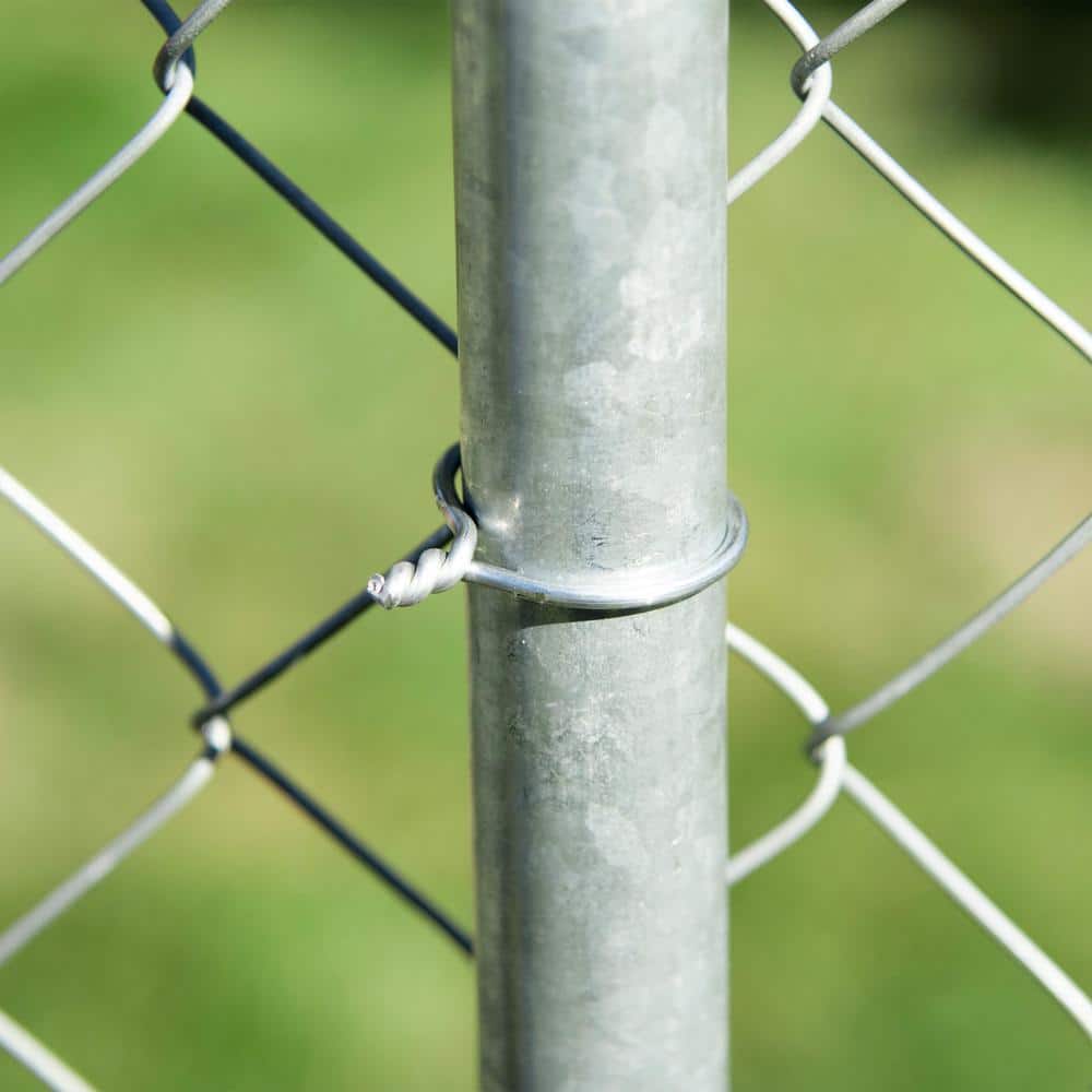 YARDGARD SpeedyTie Chain Link Fence Steel Combo Pack 1-3/8" for Top Rail (100 PCS), 1-5/8" for Line Post (100 PCS), Drill Chuck