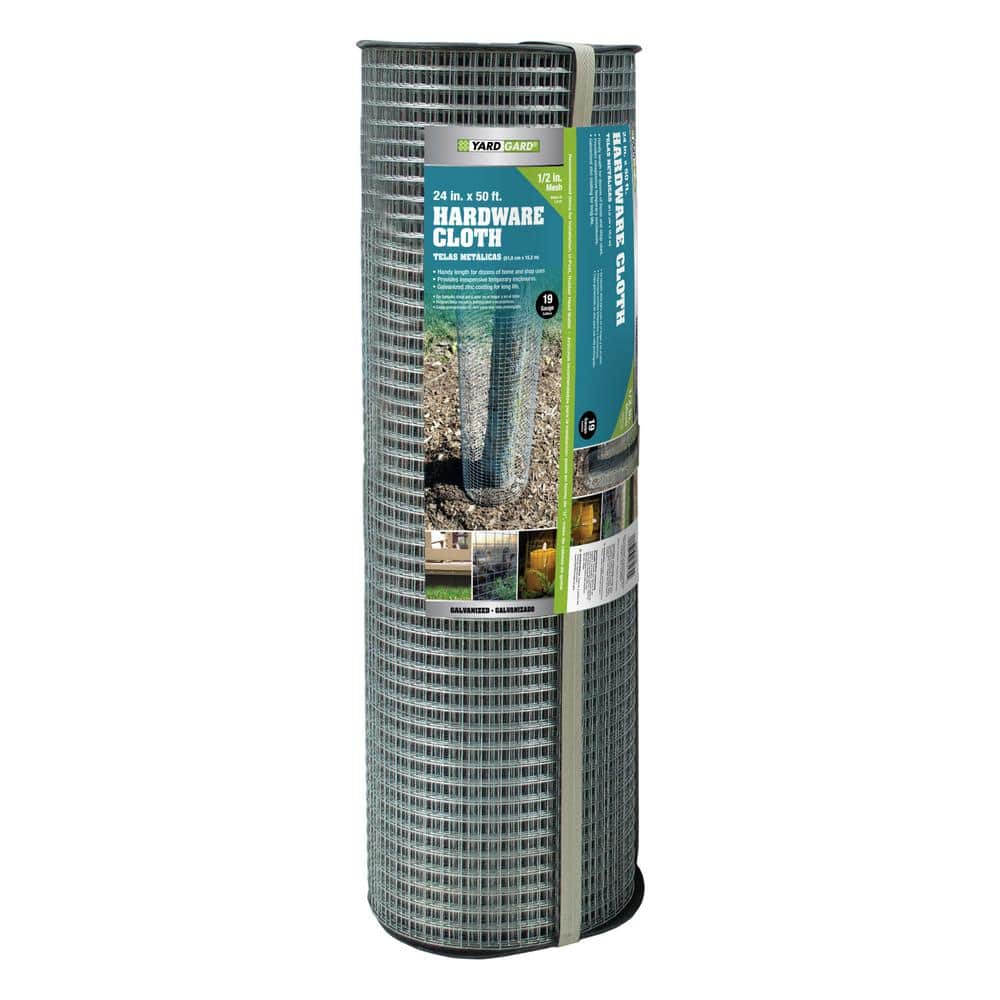 YARDGARD 1/2 in. x 2 ft. x 50 ft. Galvanized Hardware Cloth