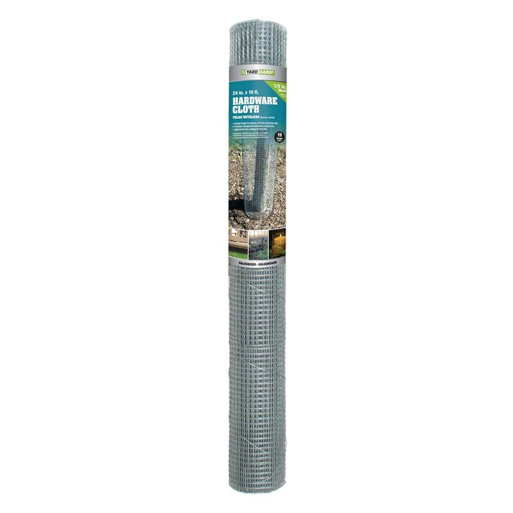 YARDGARD 1/2 in. Mesh x 2 ft. x 10 ft. 19-Gauge Galvanized Steel Hardware Cloth