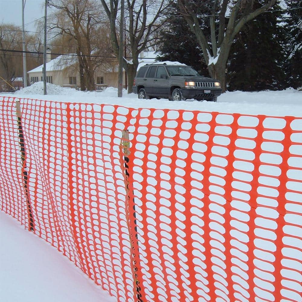 YARDGARD 4 ft. x 100 ft. Orange PVC Snow Fence
