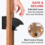 YARDLOCK Keyless Gate Lock Kit, Black