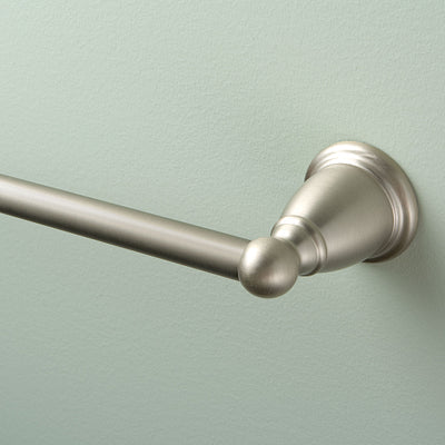 Moen Brantford 18-in Chrome Wall Mount Single Towel Bar