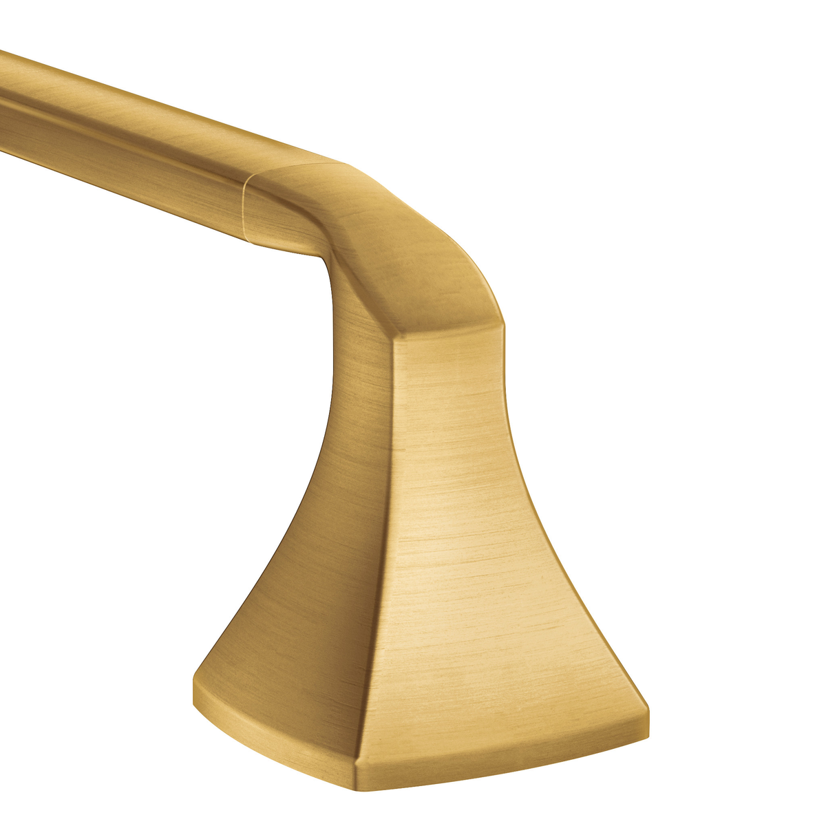 Moen Voss 24-in Brushed Nickel Wall Mount Single Towel Bar