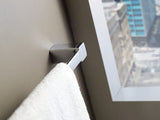 Moen 90 Degree 24-in Chrome Wall Mount Single Towel Bar