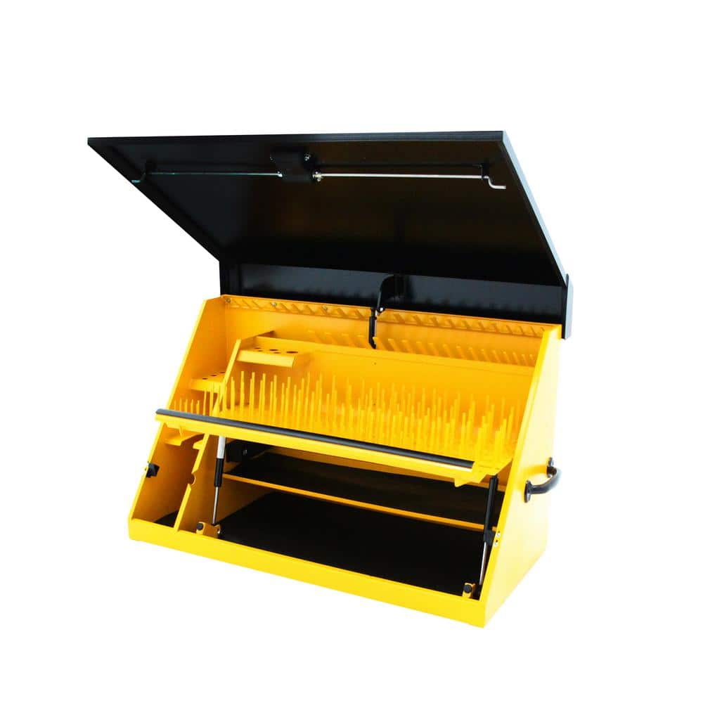DEWALT 36 in. W x 17 in. D Portable Triangle Top Tool Chest for Sockets, Wrenches and Screwdrivers in Yellow/Black Powder Coat