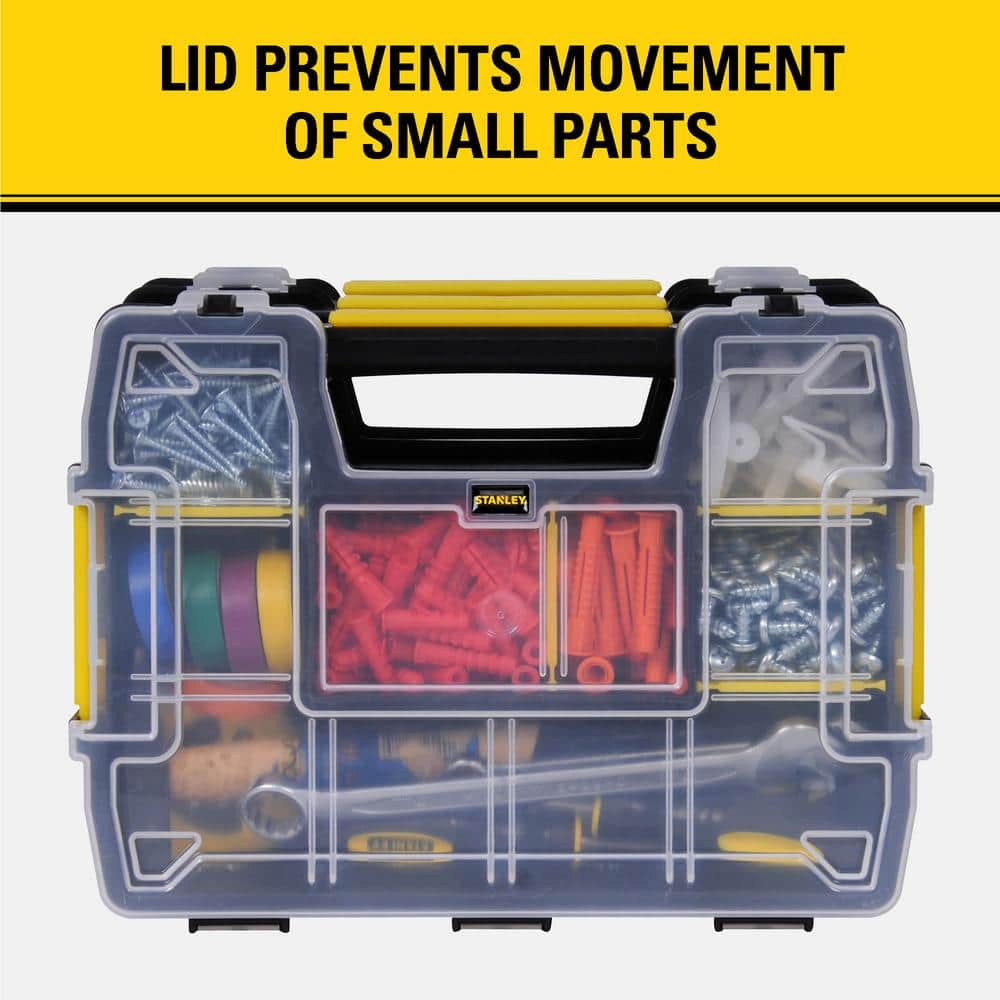 Stanley SoftMaster 12-Compartment Small Parts Light Organizer