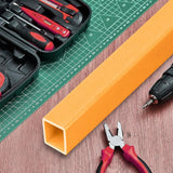 96 in. x 2 in. x 1/8 in. FRP Composite Square Fence Post���Yellow