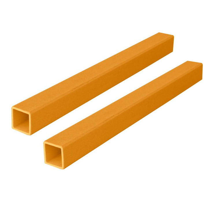 96 in. x 2 in. x 1/8 in. FRP Composite Square Fence Post���Yellow