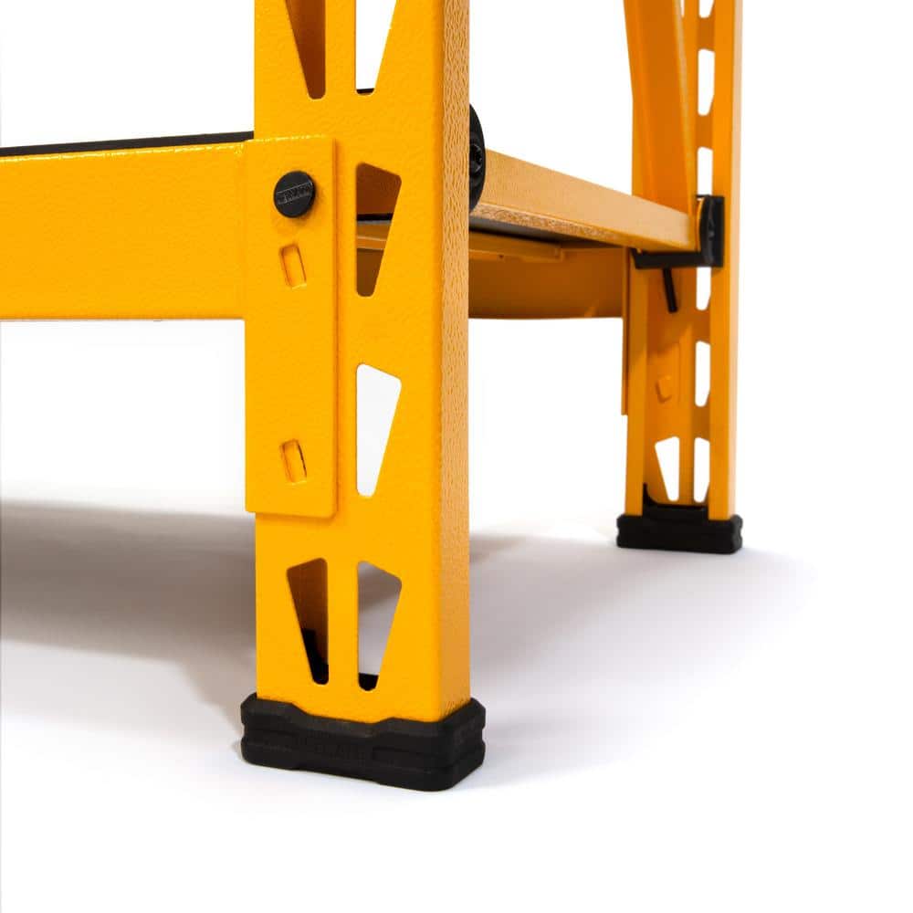 DEWALT Yellow 3-Tier Steel Garage Storage Shelving Unit (50 in. W x 48 in. H x 18 in. D)