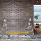 Wellco 1.5 x 1.5 x 1 in., 1 x 4 ft., Fiberglass Molded Grating Composite for Outdoor Drain Cover Deck Tile, Yellow
