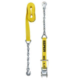 Keeper 2 in. x 27 ft. Ratchet Tie-Down with Chain Ends, 10,000 lb. Break Strength