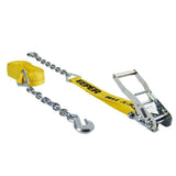 Keeper 2 in. x 27 ft. Ratchet Tie-Down with Chain Ends, 10,000 lb. Break Strength