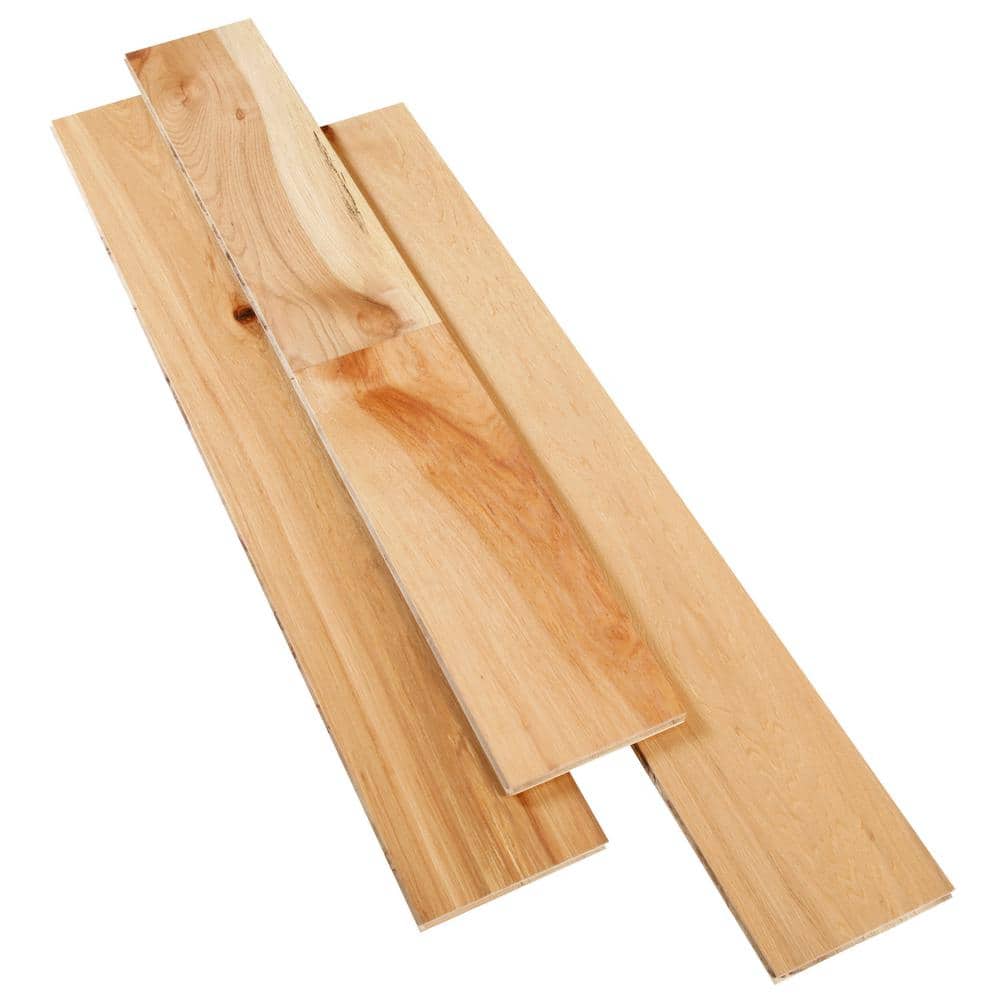 Shaw Belvoir York Hickory 9/16 in. T X 7.5 in. W Tongue and Groove Engineered Hardwood Flooring (31.09 sq.ft./case)